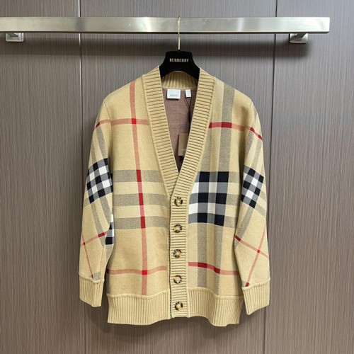 [Burberry] 버버리 남/여 빈티지 체크 V넥 오버핏 가디건 23101531