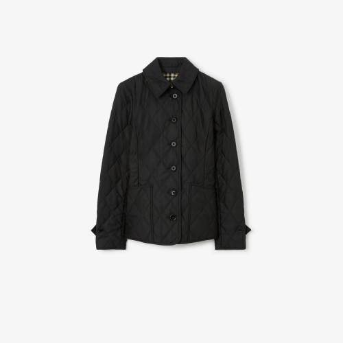 [Burberry] 버버리 퀼팅 체온조절 여성 재킷 블랙 80498661