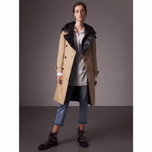 [Burberry] 버버리 양면 개버딘 구스 다운 코트 21102138