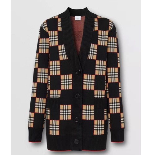 [Burberry] 버버리 박스핏 양모 가디건 20080440