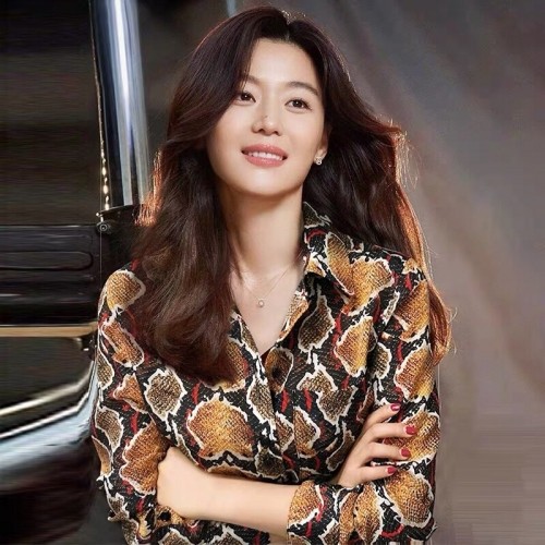[Burberry] 버버리 레오파드 실크 셔츠 20011031