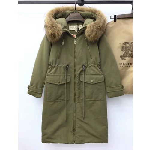 [Burberry] 버버리 라쿤 후드 퍼 패딩 18121732
