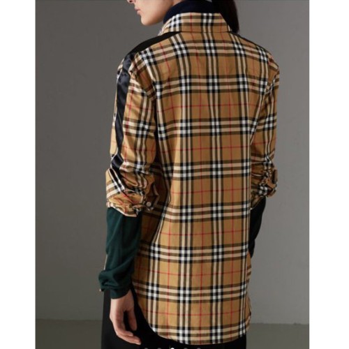 [Burberry] 버버리 디테일 빈티지 체크 코튼 셔츠