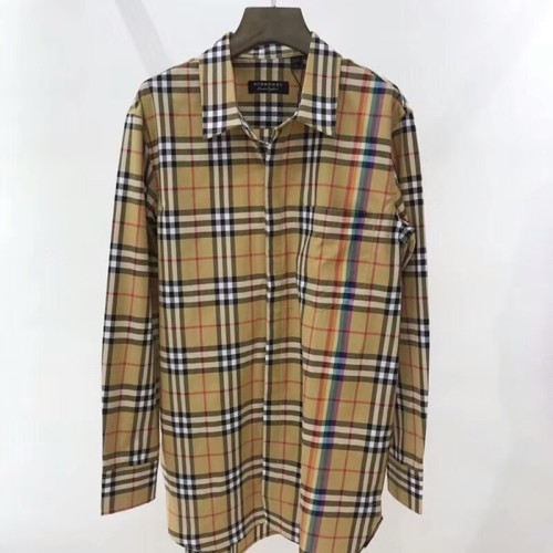 [Burberry] 버버리 남녀공용 레인보우 체크 셔츠 18041830