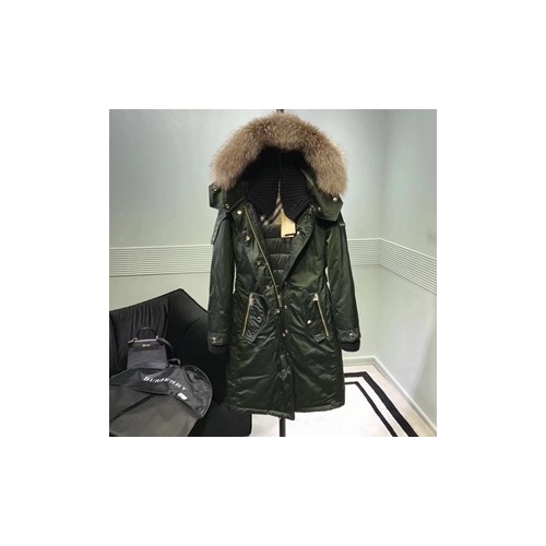 [Burberry] 버버리 후드 퍼 패딩 18010946
