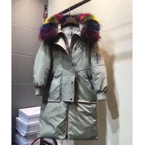 [Burberry] 버버리 폭스퍼 패딩 17112833
