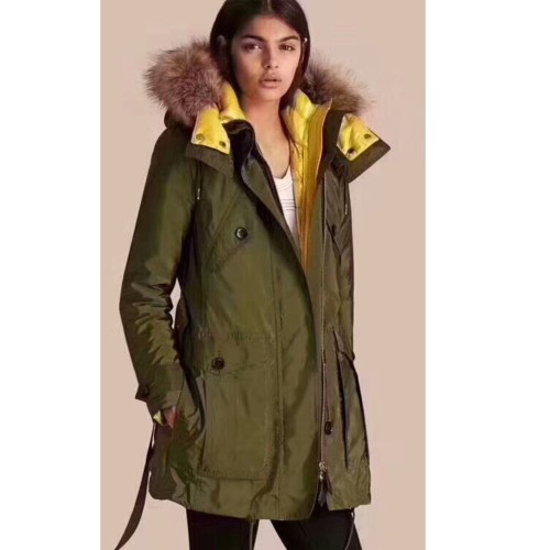 [Burberry] 버버리 후드퍼 탈부착 패딩 야상 17111539