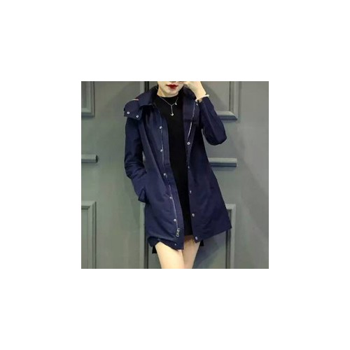 [Burberry] 버버리 네이비 베이직 후드코트