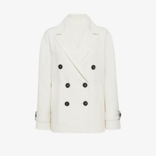 [Brunello Cucinelli] 브루넬로 쿠치넬리 double-breasted blazer MH5347892C9002