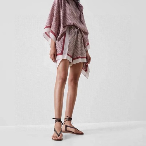 [Brunello Cucinelli] 브루넬로 쿠치넬리 Starburst Flower Silk Pongee 투피스 24061342