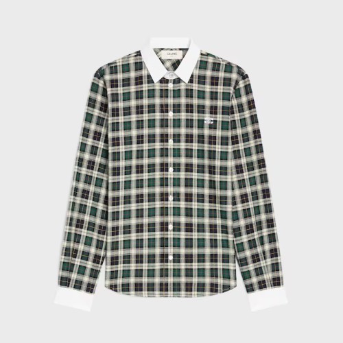 [Celine] 셀린느 타탄 코튼 미아 셔츠 RC03D0522.CAY3