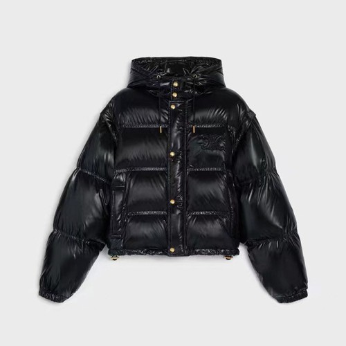 [Celine] 셀린느 나일론 크롭 트리오페 다운 자켓 2W661595K.38NO