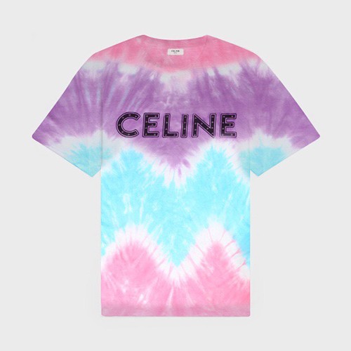 [Celine] 셀린느 남/여 로고 스터드 멀티 컬러 티셔츠 22062136