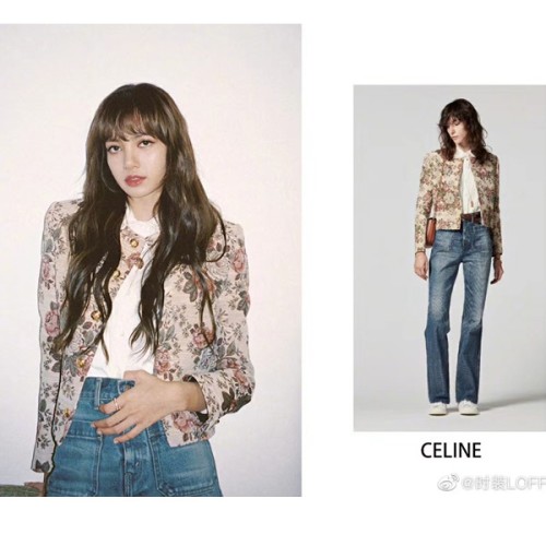 [Celine] 셀린느 자가드 플라워 자켓 20033037