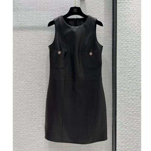 [Chanel] 샤넬 Lambskin Dress 23091530