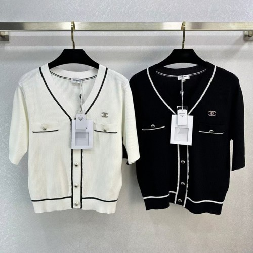 [Chanel] 샤넬 브이넥 하프 카디건 23070637