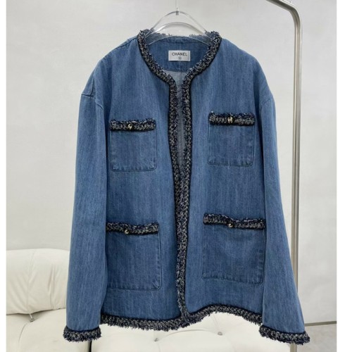 [Chanel] 샤넬 데님 비즈 자켓 22022245