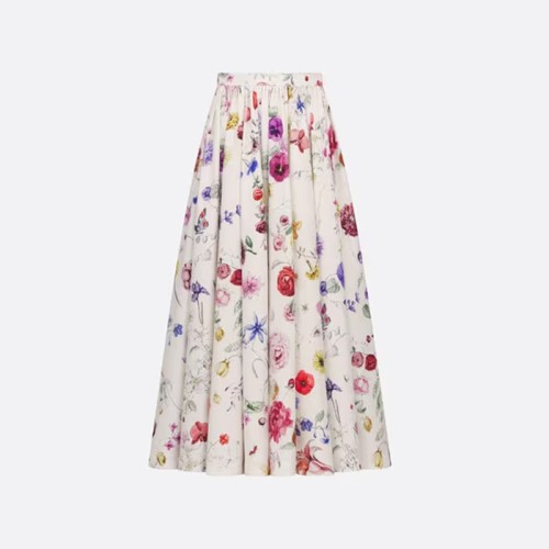 [Dior] 디올 플레어 미디 스커트 351J03A3163_X0834