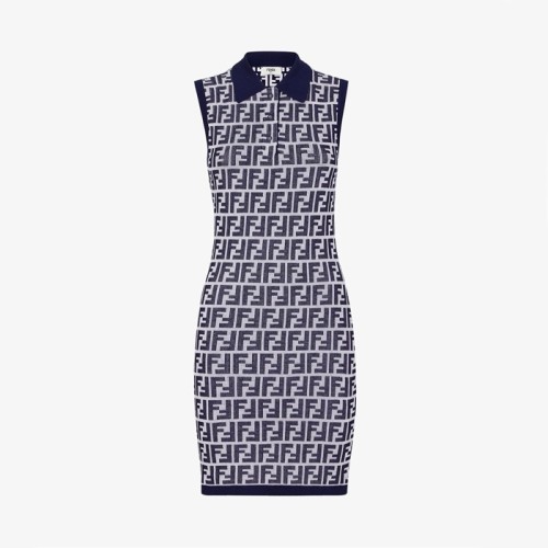 [Fendi] 펜디 FF 코튼 드레스 FZDC69ASOTF1PUU