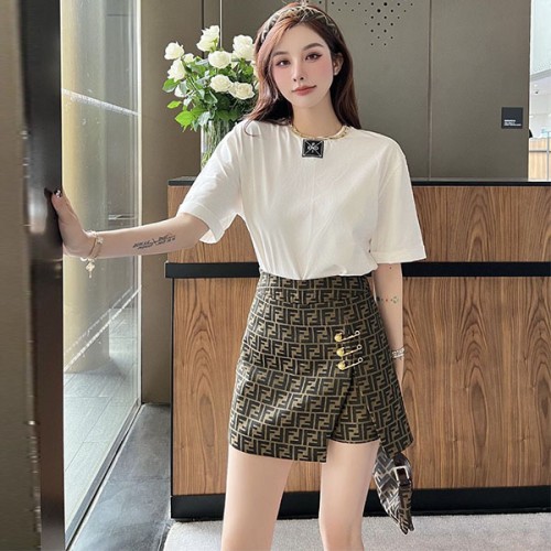[Fendi] 펜디 FF 로고 스커트 22021554