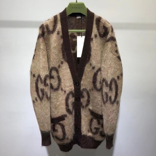 [Gucci] 구찌 로고 양면 오버핏 울 가디건 210108411