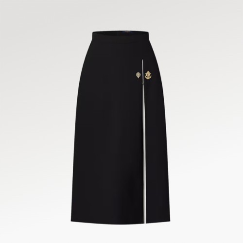 [Louis vuitton] 루이비통 그래픽 박스 플리츠 맥시 스커트 1AFMN8
