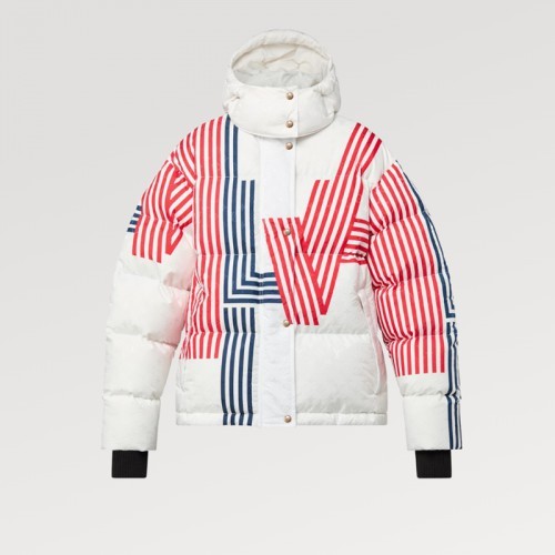 [Louis vuitton] 루이비통 LV 스트라이프 푸퍼 재킷 1AC2FV