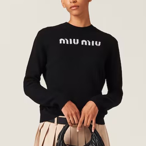 [Miumiu] 미우미우 울 및 캐시미어 스웨터 MML808_13K1_F0002_S_232