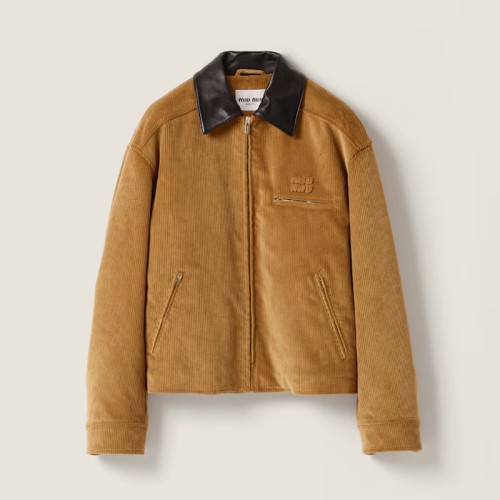 [Miumiu] 미우미우 Padded corduroy blouson ML1336_1795_F0346_S_OOO