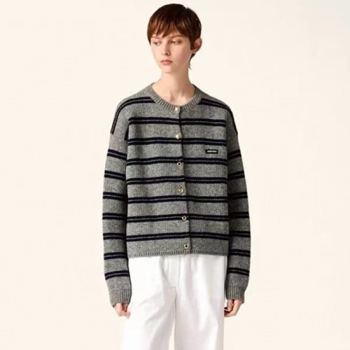 [Miumiu] 미우미우 Shetland knit cardigan MMF899_15NQ_F0MZQ_S_OOO