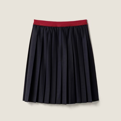 [Miumiu] 미우미우 플리츠 핀스트라이프 미디 스커트 MG2530_174X_F0008_S_OOO