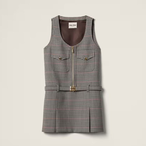 [Miumiu] 미우미우 체크 드레스 MF5040_15PK_F0480_S_232