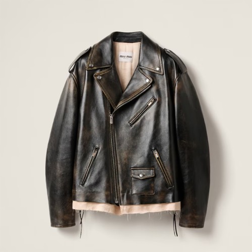 [Miumiu] 미우미우 Nappa leather biker jacket MPV919_1134_F008A_S_OOO