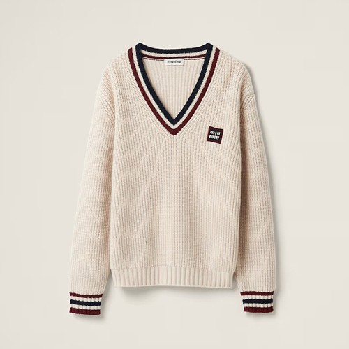 [Miumiu] 미우미우 캐시미어 스웨터 MML873_138R_F0018_S_OOO