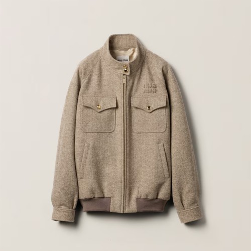 [Miumiu] 미우미우 남/여 셰브론 블루종 재킷 ML943_15PM_F0241_S_232