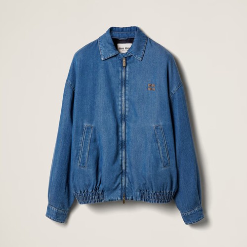 [Miumiu] 미우미우 데님 다운 재킷 GWB219_15PP_F0008_S_OOO