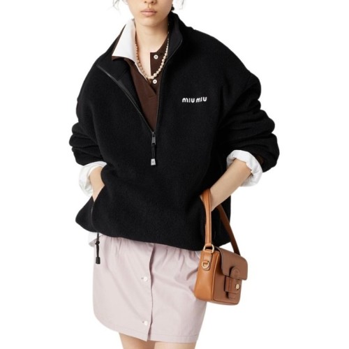 [Miumiu] 미우미우 플리스 스웨트셔츠 MJL043SOOO15V3
