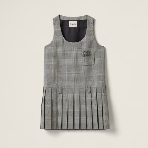 [Miumiu] 미우미우 프린스 오브 웨일스 체크 미니드레스 MF5269_14HV_F0013_S_OOO
