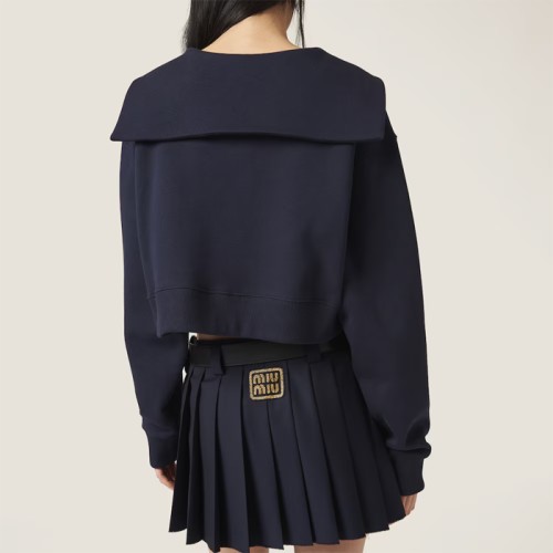 [MiuMiu] 미우미우 플리츠 울 미니 스커트 MG2040S23211AD