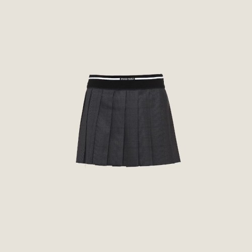 [Miumiu] 미우미우 글렌 플래드 미니스커트 MG1905_10DI_F0480_S_231