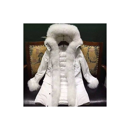 [Moncler] 몽클레어 폭스 퍼 패딩