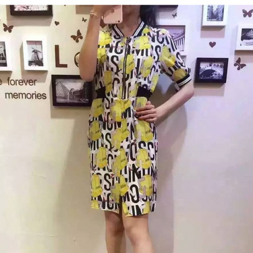 [Moschino] 모스키노 테드 실크 원피스