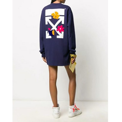 [Off-White] 오프화이트 로고 프린팅 롱 티셔츠 20120335