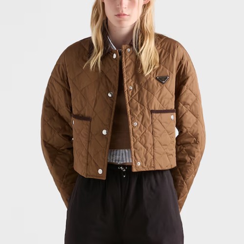 [Prada] 프라다 라이트 리나일론 크롭 재킷 29X166_1WQ9_F0594_S_OOO