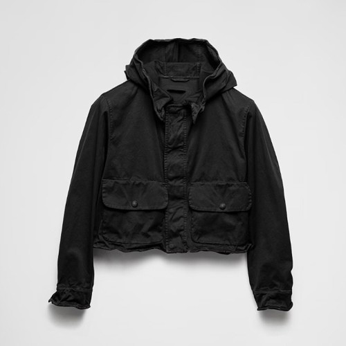 [Prada] 프라다 크롭 후드 블루종 SGC841_16E2_F0002_S_OOO