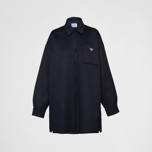 [Prada] 프라다 Single breasted cashgora caban jacket P618PZ_03H_F0008_S_222