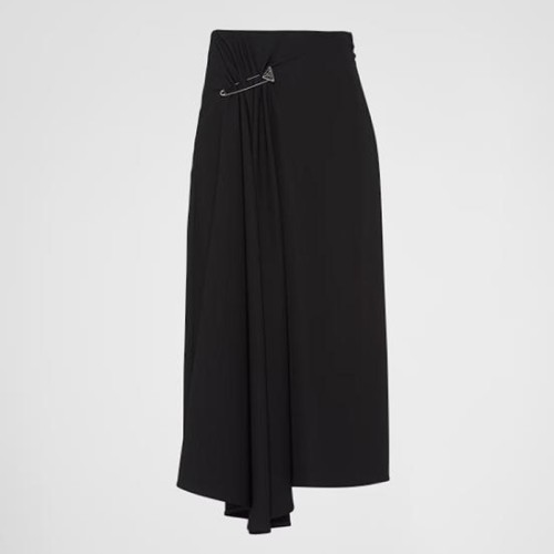 [Prada] 프라다 Cady midi-skirt 23101539