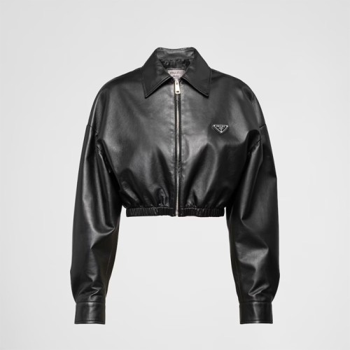 [Prada] 프라다 램스킨 가죽 재킷 58A121_6N3_F0002_S_222