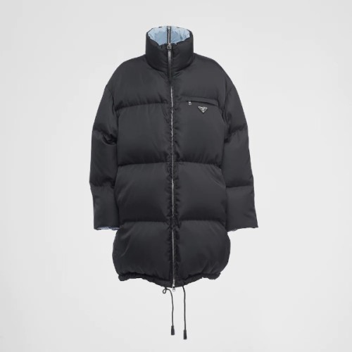 [Prada] 프라다 리나일론 개버딘 후디드 여성 다운 코트 29Z408_11C9_F0002_S_222