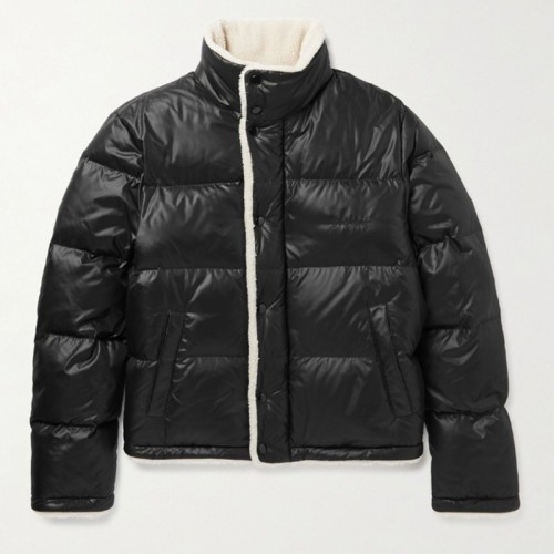 [Saint Laurent] 생로랑 로고 자수 패딩 자켓 블랙 45644Y9G121001